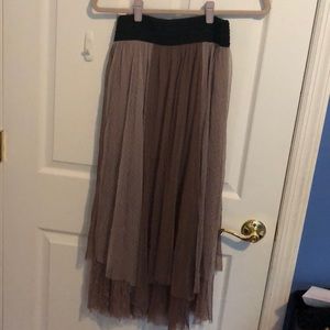 Beige Free people skirt